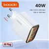 Toocki 40W GaN Caricatore USB C Ricarica rapida QC 4.0 USB C Tipo C Caricatore USB veloce per iPhone 15 14 13 12 Pro MacBook Samsung S23