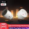 SONOFF S60ZB IPlug Presa Intelligente Zigbee con Monitoraggio Energetico, Timer Wireless, Controllo Vocale Compatibile con Google Home e Amazon Alexa