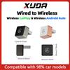 XUDA 2in1 AI Smart Box Sistemi intelligenti per auto Wireless CarPlay Dongle Wireless Android Auto Adattatore per auto con CarPlay cablato