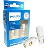 Philips LED T10 W5W Ultinon Pro6000 4000K 6000K Bianco Luminoso Interni Auto Lampade Indicatori di direzione No Flash Sfarfallio Senza Errori