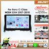 OSSURET 8-Core BySnapdragon 6115 di Qualcomm Autoradio Per Mercedes Benz Classe C W204 S204 2007-2010 Carplay Android Auto GPS multimediale