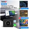 CarlinKit T2C Wireless Android Auto CarPlay Per Tesla Modello 3 Modello Y 2.4G e 5Ghz WiFI BLE Auto Connect Facile Collegare Smart Ai Box