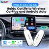CarlinKit X1CA X2CA Baidu Carlife a Android Auto e CarPlay Adattatore wireless per iPhone Telefono Android WiFi BLE Auto Connect