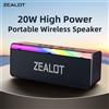 zealot-S72 Motion+ Altoparlante Bluetooth con audio Subwoofer Hi Res da 20 W Altoparlante portatile impermeabile IPX6 da 3000 mAh