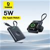 Baseus Caricabatterie wireless magnetico da 5 W per Apple Watch Cavo integrato USB-C per Apple Watch S1-S10 SE SE2 Ultra2