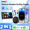 CarlinKit Mini ULtra3 Adattatore Wireless CarPlay Nuovo 2 in 1 Android Auto Dongle Wireless Wifi 5G Auto Connect Box per 98% OEM Auto