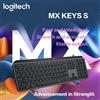 Logitech Tastiera da ufficio wireless Logitech MX Keys S - Illuminata intelligente, multi-dispositivo ergonomica con Logi Bolt, basso profilo e portatile