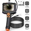 INSKAM Periscopio flessibile per telecamera per ispezione tubi INSKAM da 4,3 "HD con telecamera per endoscopio 8LED 2000mAh IP67 impermeabile per riparazioni automobilistiche