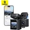 Baseus VD1 4K Dash Cam Frontale UHD Telecamera per auto Visione notturna GPS integrato ADAS Car DVR 140FOV Videoregistratore con vista regolabile