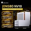 JONSBO NV10 Chassis ITX MINI Rete completamente in alluminio Supporto traspirante Alimentatore FLEX 1U Custodia per computer desktop in piedi o sdraiata