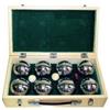 Vigor SET 8 BOCCE PETANCA 720G CON CASSETTA DI LEGNO VIGOR