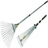 Vigor SCOPA RACCOGLIFOGLIE REGOLABILE CON MANICO TLESCOPICO VIGOR