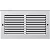 La Ventilazione GRIGLIA DI AERAZIONE IN LAMIERA VERNICIATA BIANCA 240X140 MM LA VENTILAZIONE