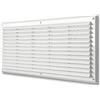 La Ventilazione GRIGLIA DI AERAZIONE IN PLASTICA BIANCA 500X227 MM LA VENTILAZIONE
