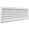 La Ventilazione GRIGLIA DI AERAZIONE IN PLASTICA BIANCA 370X130 MM LA VENTILAZIONE