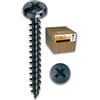Mustad VITI PANELVIT TESTA CILINDRICA ZINCATA NERA 3.5X30 MUSTAD
