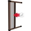 Hufirma ZANZARIERA IN ALLUMINIO ORIZZONTALE MARRONE 160X250 HUFIRMA
