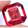 Naturale Rosso-Arancio Padparadscha Zaffiro 20.90 KT Smeraldo Certificato Gemma