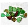 Glitzy Gems 129.55 CT Naturale Verde Apple Australiano Crisoprasio 12 Pz da Collezione Rough