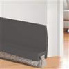 Midslinee 100cm Grigio Guarnizione a Spazzola per Porte, Paraspifferi Sottoporta, Paraspifferi porta blindata, Paraspifferi per Porte, door seal (gray)