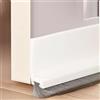 Midslinee 100cm Bianco Paraspifferi Sottoporta, Paraspifferi porta blindata, Guarnizione a Spazzola per Porte, Paraspifferi per Porte, door seal (white)