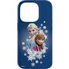 Disney Frozen Anna ed Elsa Sorelle e fiocchi di neve Custodia per iPhone 14 Pro