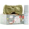 La Saponaria Cofanetto Mousse Detergente Mirtilla E Fascia Capelli Confezione 2 Pezzi