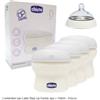 CHICCO (ARTSANA SpA) Chicco Contenitore Latte Natural Feeling - Contenitore Latte NaturalFeeling 4 Pezzi - Accessorio per Allattamento