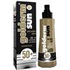 SHEDIR PHARMA Srl Unipersonale Golderm Sun Protezione 50+ Spray, 100 ml, Protezione Solare, Pelle Sensibile, Antiossidante