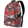 PRO-DG Sneak-Zaino Fight FAN 2.2, Rosso, 31 x 44 cm, Capacità 24 L
