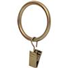 Ivilon Anelli a clip per tende, 4,3 cm, confezione da 14, colore: oro caldo
