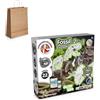 Science4You Gioco educativo sacchetto regalo in carta kraft (115 g/m²) 2 in 1 Fossil Excavation Kit III. personalizzate o neutre