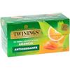 Twinings, Tè Verde Aromatizzato all'Arancia, Gusto Fresco e Leggero, Infusi e Tisane, 1 Confezione da 20 Filtri