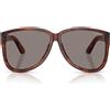 Miu Miu Occhiali da Sole MUA08S 26E80Q Tabacco Striato/Grigio Scuro Donna 61/12/140
