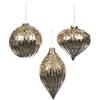 GOODWILL Pendente Di Natale Jewel Top Righe Cm 10 Oro