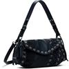 Desigual borsa a tracolla pochette Zarauz Tango Patch Crossbody Bag Black nero