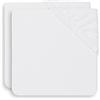 Jollein 2550-503-00001 - Fodera per fasciatoio in spugna, 50 x 70 cm, colore: bianco, confezione da 2