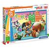 Clementoni - 29763 - Supercolor Puzzle - 44 Gatti - 180 Pezzi