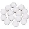 XUXHOU Set di Dadi Poliedrici, Vuoti Bianchi 12 Facce 30 Pezzi 2,2 cm per Educazione Scrittura Creativa Giochi Workshops