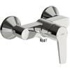 Hansa 51450163 - Vasca da bagno/doccia Miscelatore per montaggio a parete Hansapinto | corpo in ottone entzinkung braccia, Blocco acqua calda regolabile | 17L/min a 3 Bar