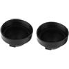 KIMISS Coperchio Antipolvere per Faro, 2 Pezzi 90mm Gomma Nera per Auto LED Coperchio Antipolvere per Faro Custodia Impermeabile