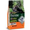 Monge Natural Superpremium BWild Grain Free per Cani Puppy&Junior All Breeds con Anatra e Patate da 12 Kg