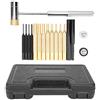 Garosa Set di Punte per Spinotti Professionale 17 Pezzi - Set di Punte di Precisione con Martello Bifacciale - Accessori Completi per Lavori di Precisione e Manutenzione Armi
