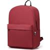 KONO Zaino per bambini zaino per la scuola per ragazzi e ragazze zaino leggero per adolescenti studenti bookbag viaggio casual zaino da giorno donne uomini, Rosso, Taglia unica, Scuola