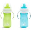 Munchkin 2 Pack Biberon Transizione Bebè | 296ml | Verde/Blu