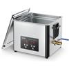 VEVOR Pulitore a Ultrasuoni da 15 L, Macchina Professionale per la Pulizia a Ultrasuoni, con Cestello di Pulizia e Schermo Digitale, in Acciaio Inox da 240W e 40 kHz per Carburatori, Strumenti