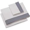 ITALBABY Infinito Set Lenzuola Culla 3 Pezzi Plumetì Grigio Italbaby