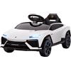 AIYAPLAY Macchina Bambini Elettrica Licenza Lamborghini 101.5x49x43 cm Arancione
