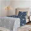 Italian Bed Linen COMPLETO LETTO SINGOLO NO STIRO FANTASY - Prodotto in Italia - Microfibra- Sopra 150x270 cm, Sotto 90x200 cm con Angoli Elastici di 25 cm, Federa 50x80 cm - Gessetti