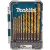Makita D-72855 - Set di punte da trapano HSS TIN Eco da 13 pezzi